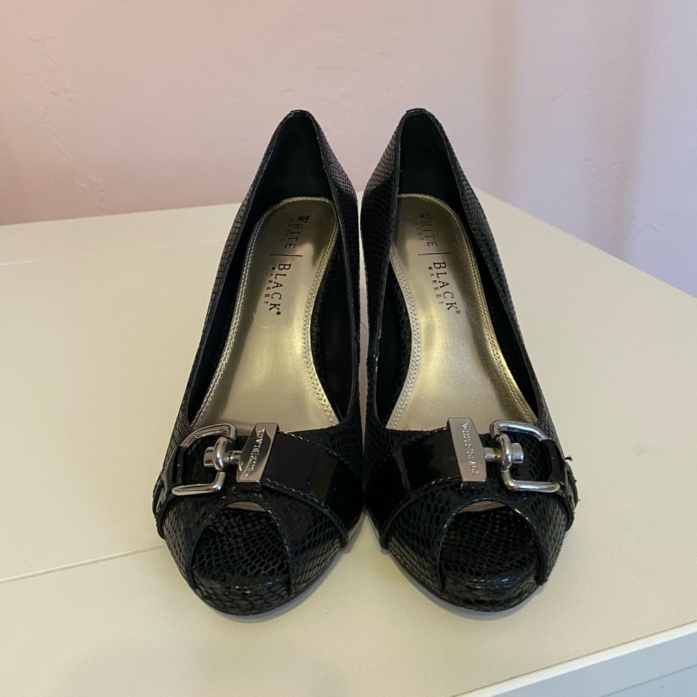 White House Black Market, size 9, black heels